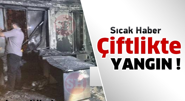 YUMURTA ÇİFTLİĞİ’NDE YANGIN