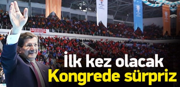 AK Parti kongresinde sürpriz