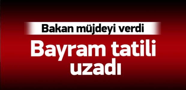 Kurban Bayramı tatili uzatılacak