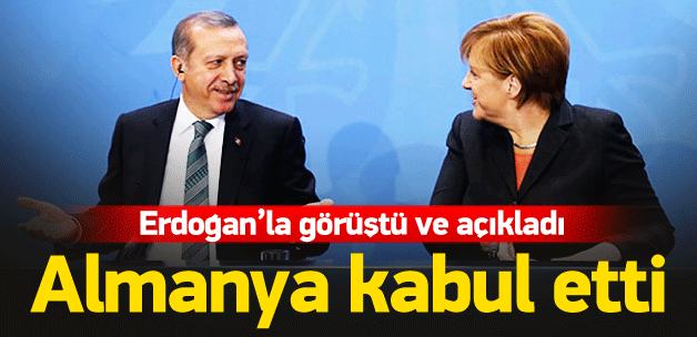 Cumhurbaşkanı Erdoğan Merkel ile görüştü