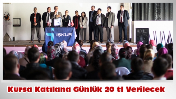 Isparta'da Bu Kursa Katılanlara Günlük 20 Tl Verilecek