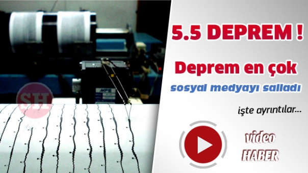 Deprem Isparta'da Hissedildi