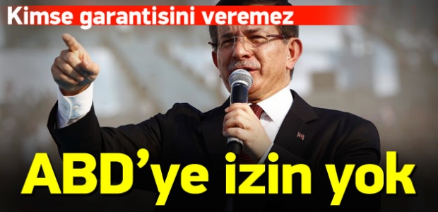 Davutoğlu: Silah yardımına müsaade etmeyiz