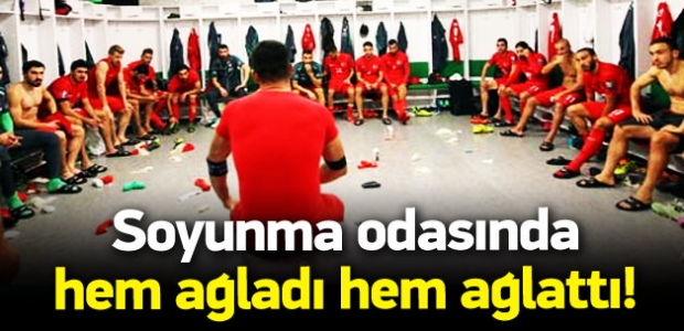 Arda soyunma odasında hem ağladı hem ağlattı!