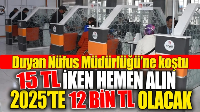 2025'te 12 Bin TL Ödeyebilirsiniz!