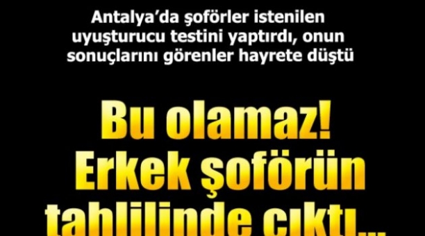 Erkek otobüs şoförü hamile çıktı!