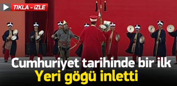 TSK Mehteran Takımı ilk kez Cumhuriyet Bayramı'nda