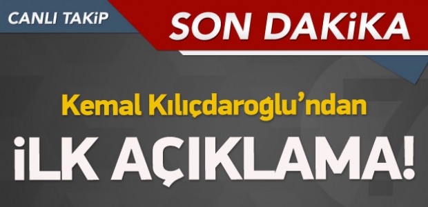 Kemal Kılıçdaroğlu 'istifa' açıklaması / CANLI