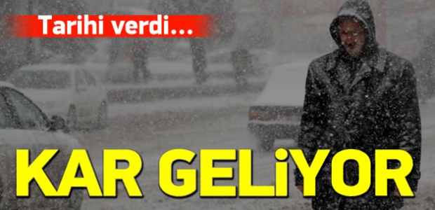 Sıcaklıklar 6 derece düşüyor, kar geliyor!