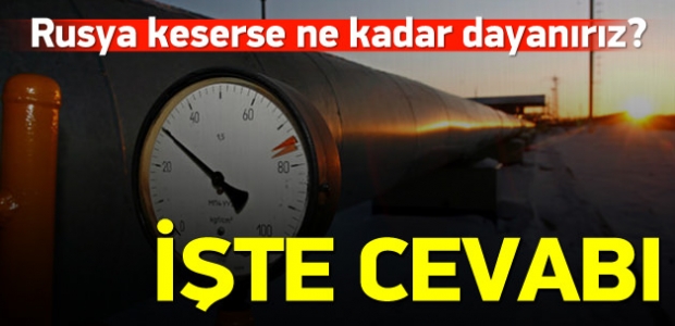 RUSYA GAZI KESERSE NE KADAR DAYANABİLİRİZ