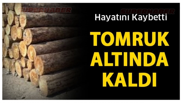 TOMRUKLARIN ALTINDA HAYATINI KAYBETTİ