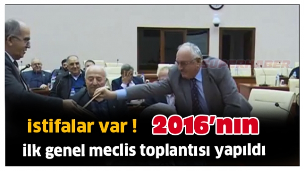 ISPARTA'DA 2016'NIN İLK MECLİS TOPLANTISI