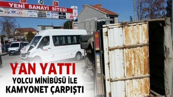 Isparta Yeni Sanayi Sitesinde Trafik Kazası