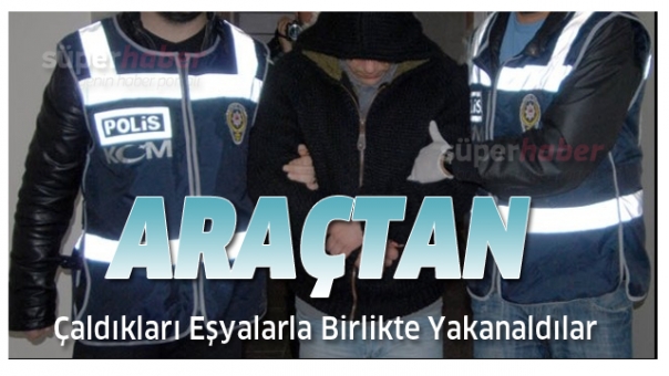 Isparta'da Araçtan Çalan Hırsızlar Yakalandı