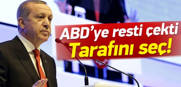 Erdoğan ABD'ye sert çıkıştı!