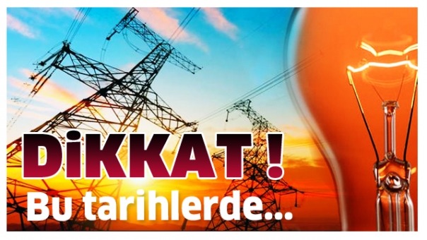 Isparta'da Elektrik Kesintisi Uyarısı