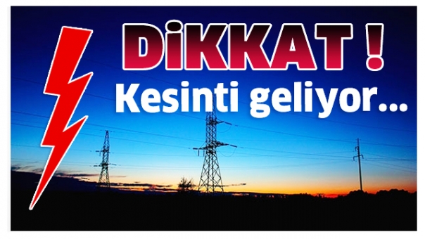 Isparta Elektrik Kesintileri