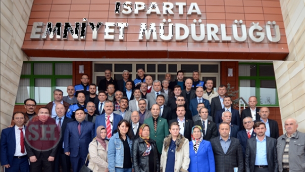 Isparta Emniyet Müdürü Altan Muhtarlarla Görüştü