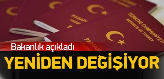 Bakanlık Açıkladı Yeniden Değişiyor