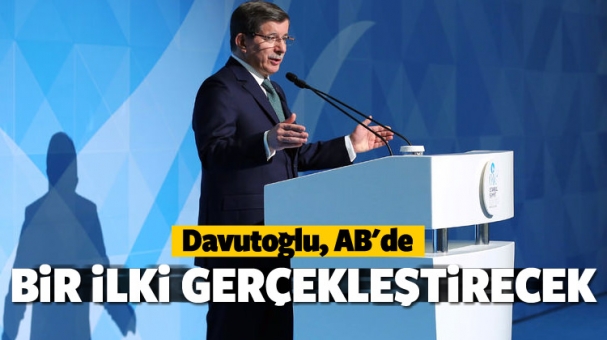 Davutoğlu bir ilki gerçekleştirecek