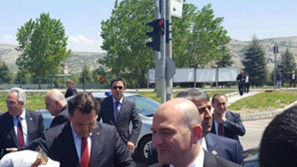 Bakan Süleyman Soylu Isparta'ya Geldi