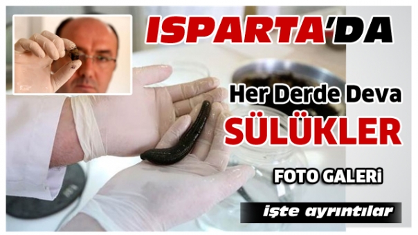 Isparta'da Her Derde Deva Sülük Üretimi Yapılıyor