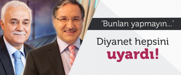 Diyanet Önemli Bir Uyarıda Bulundu Sakın Bunları Yapmayın!