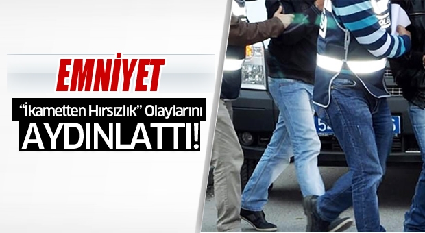 Isparta Emniyeti “İkametten Hırsızlık” Olaylarını Aydınlattı