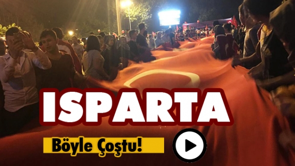 İŞTE ISPARTA MEYDANLARI BÖYLE ÇOŞTU