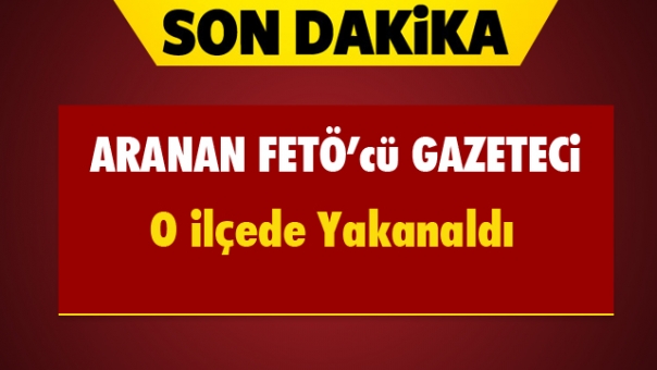 Isparta Güncel Haber: FETÖ'cü Gazeteci Yakalandı!