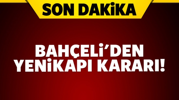 Devlet Bahçeli'den Yenikapı mitingi kararı