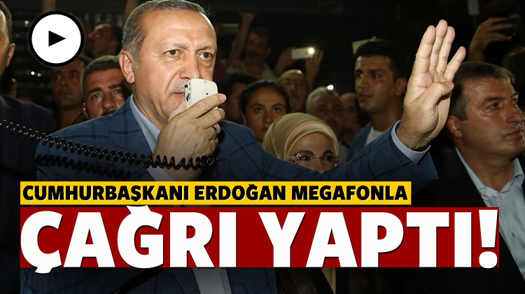 Cumhurbaşkanı Erdoğan'dan Yenikapı çağrısı