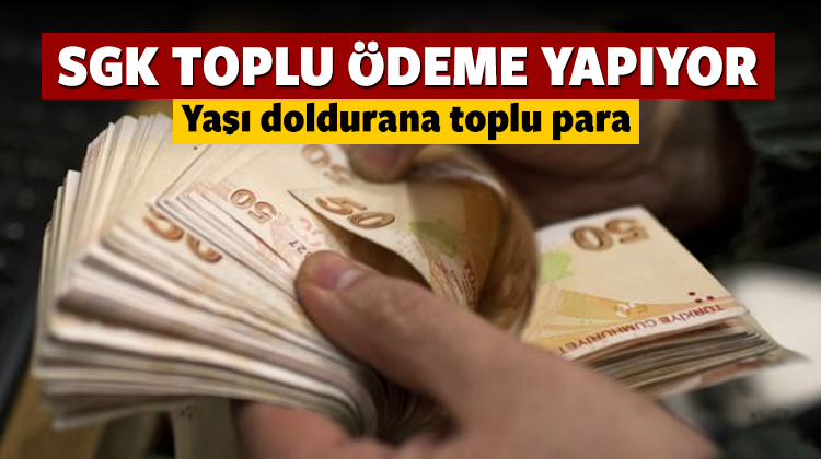 SGK Toplu Ödeme Yapıyor