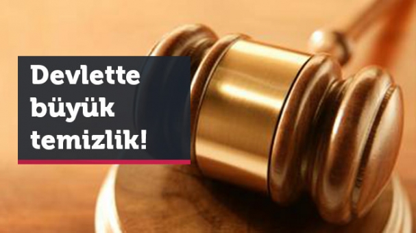 Devlette büyük terör temizliği