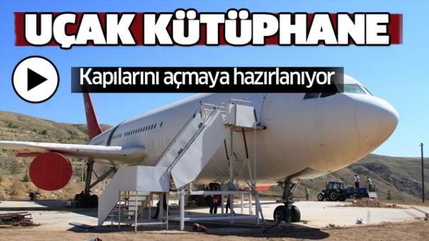 'Uçak kütüphane' kapılarını açmaya hazırlanıyor