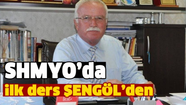 Eğirdir SHMYO’da İlk Dersi Başkan Şengöl Verdi