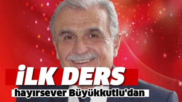 Yalvaç'ta İlk ders hayırsever Büyükkutlu'dan