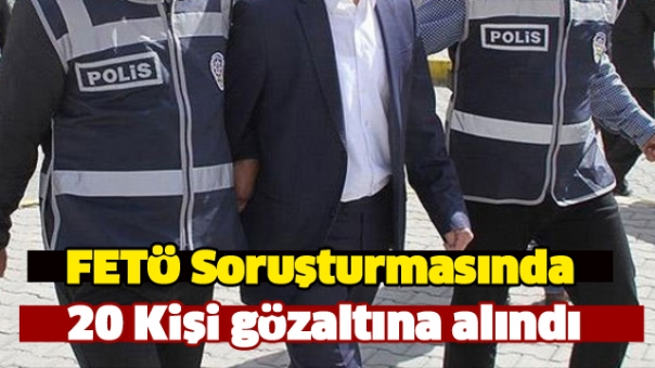 Isparta'da Fetö Operasyonu 20 Gözaltı