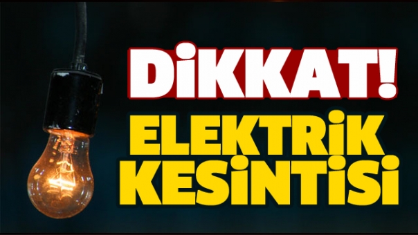 Isparta'da Bu Bölgelerde Elektrikler Kesilecek!