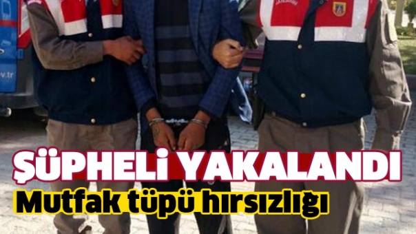 Isparta'da Mutfak tüpü Hırsızlık şüphelisi yakalandı