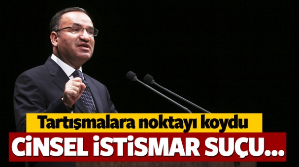 Bekir Bozdağ'dan cinsel istismar suçu açıklaması