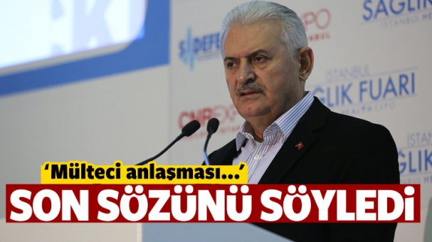 Başbakan son sözünü söyledi: Mülteci anlaşması...