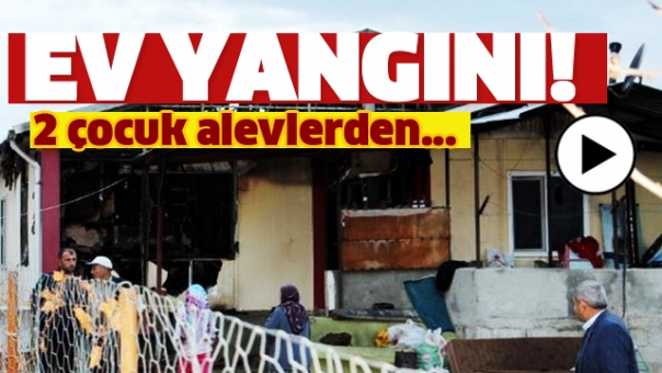 Isparta'da Ev Yangını!