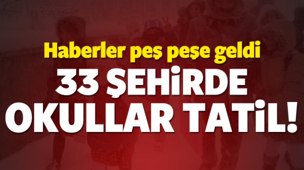 Kar tatili haberleri art arda geldi!