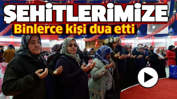 ISPARTA'DA BİNLERCE KİŞİ ŞEHİTLER İÇİN DUA ETTİ