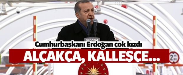 Erdoğan çok sert çıktı: Kalleşçe, alçakça...