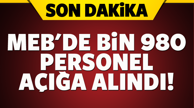 2 bine yakın personel açığa alındı