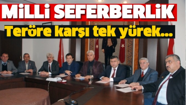 Isparta'da Teröre Karşı Milli Seferberlik