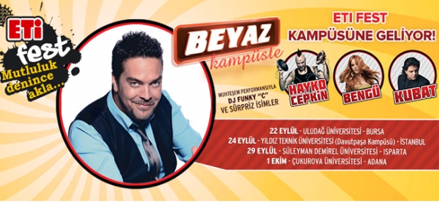 BEYAZ SHOW SDÜ'YE GELİYOR !!