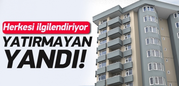 Apartman aidatını ödemeyen yandı